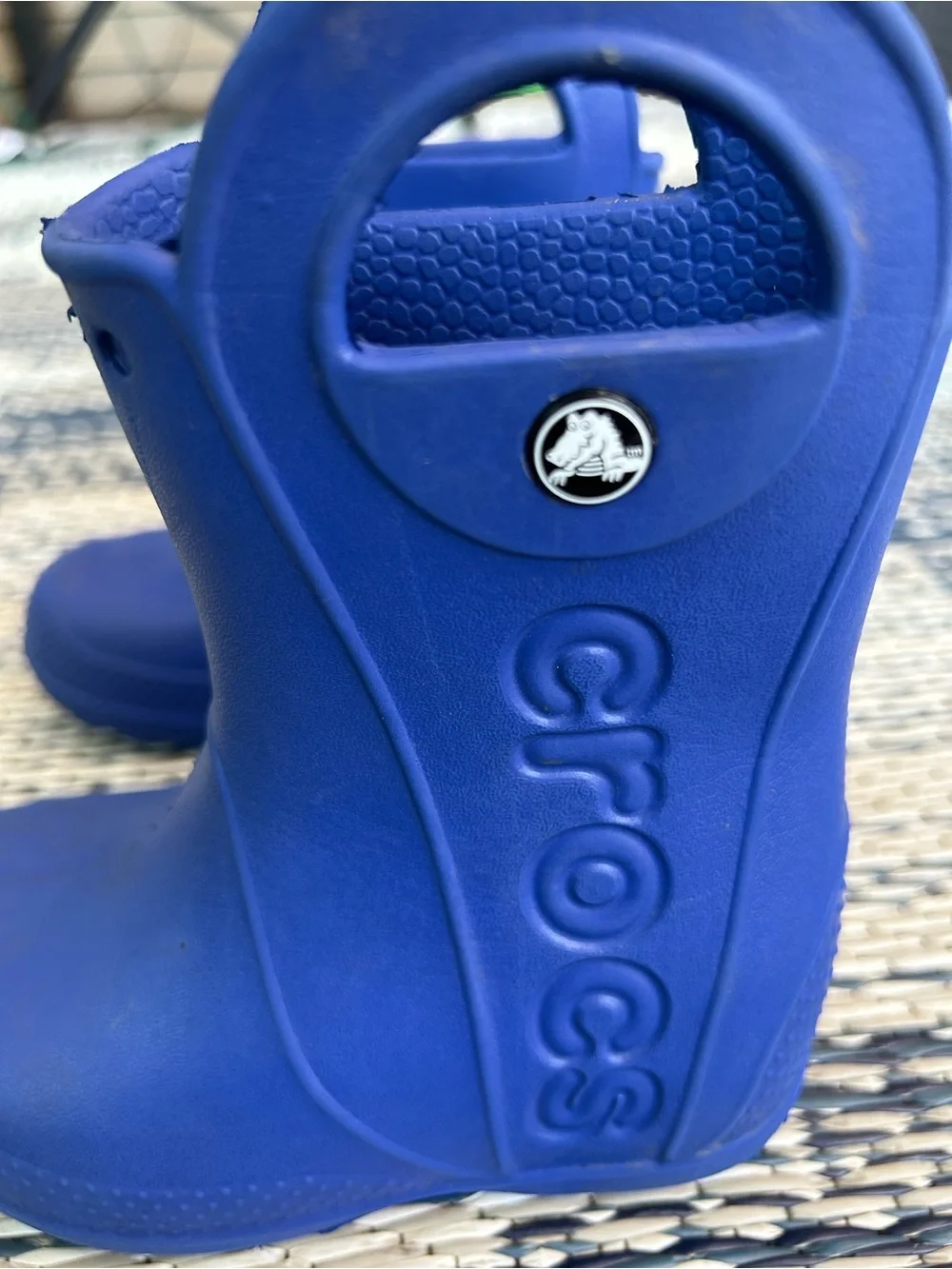 CROCS Kids Blue Handle Rain & Snow Boots